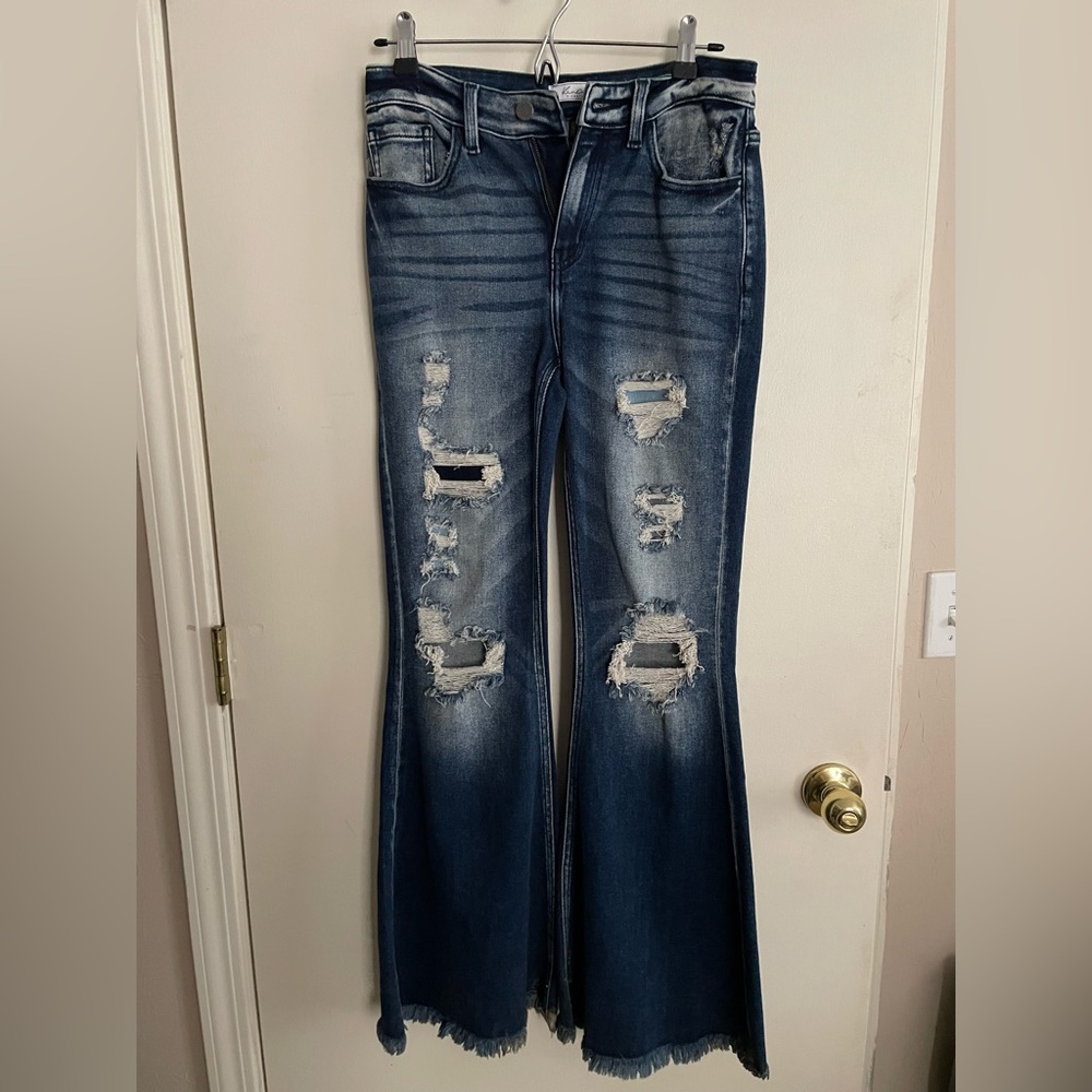 Kancan High Rise Flare Jeans